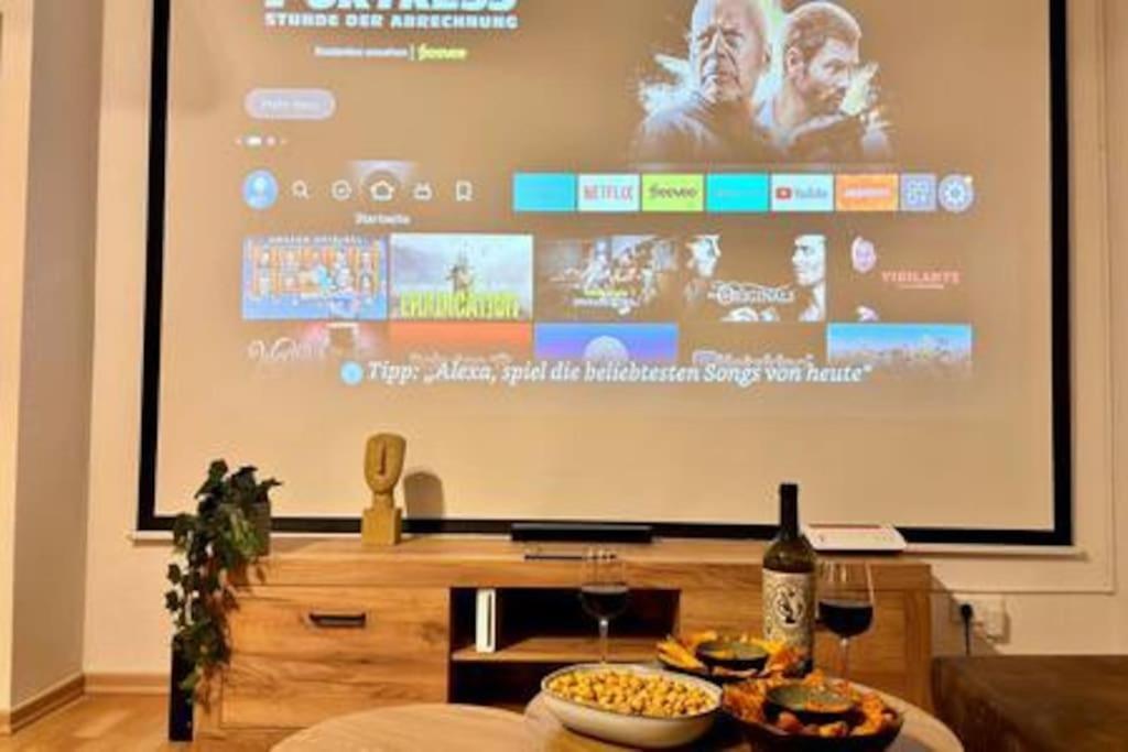 Modern & Stilvoll Mit Kino - Wii Daire Essen Dış mekan fotoğraf